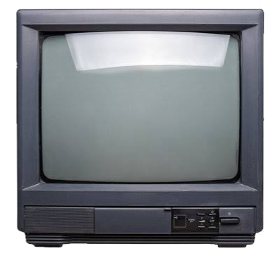 A CRT television